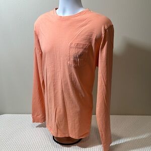 Vineyard Vines Orange Long Sleeve Tee